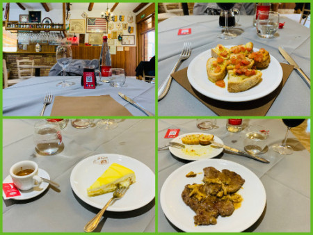 183 Antipasto, secondo, dolce, vino in caraffa, acqua gassata 1L e espresso = 20€ at “Ristorante O'Tagliero” 